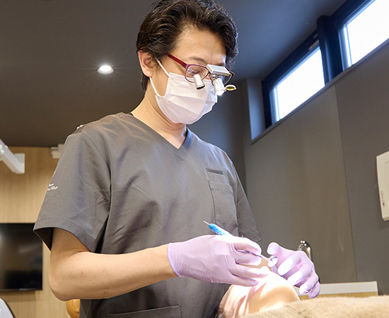 痛みへの配慮のお話がありましたが、それでも不安が強い方への対応は？